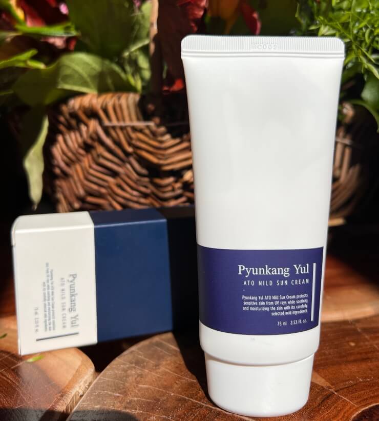 pyunkang yul ato mild sun cream - best tretinoin sunscreen for atopic skin
