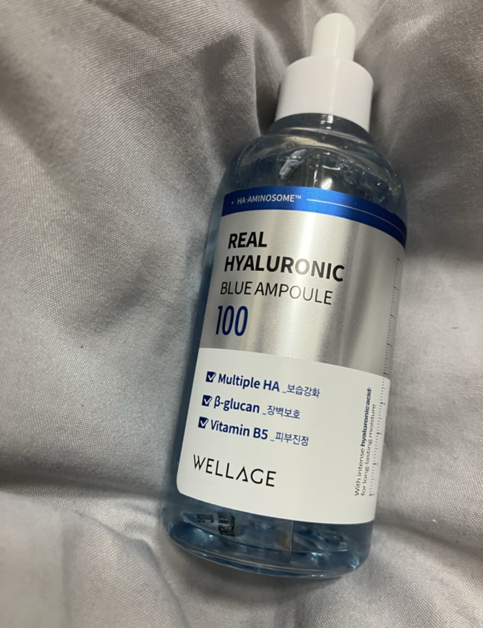 Wellage Real Hyaluronic Blue Ampoule 100 bottle 1