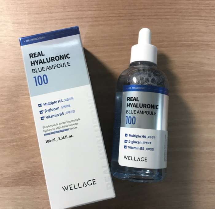 Wellage Real Hyaluronic Blue Ampoule 100 box 2