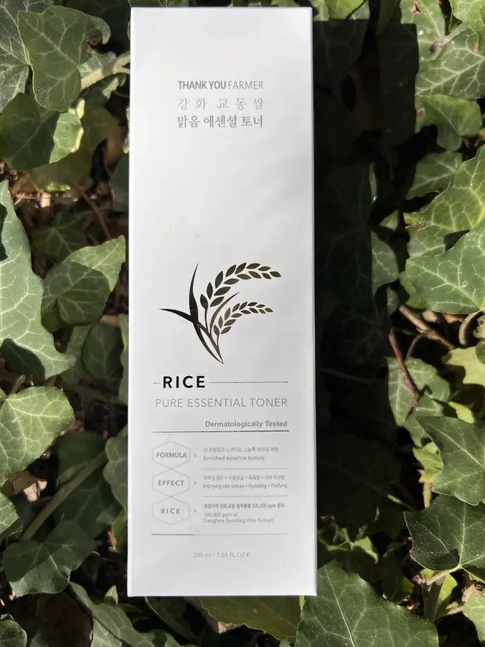Thank You Farmer Rice Pure Essential Toner Packaging