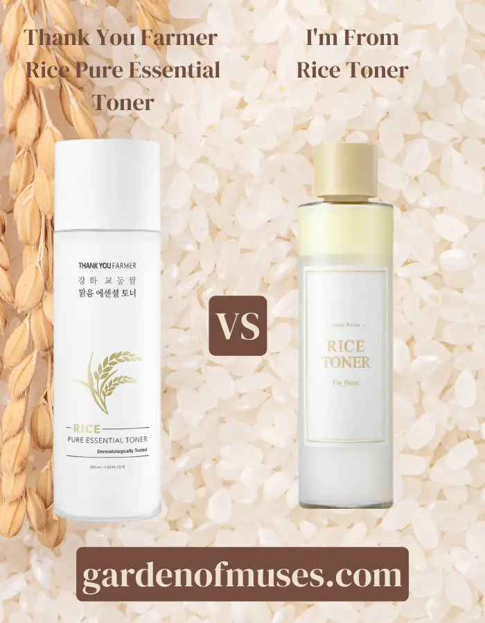 Thank You Farmer Rice Pure Essential Toner vs. I'm From Rice Toner