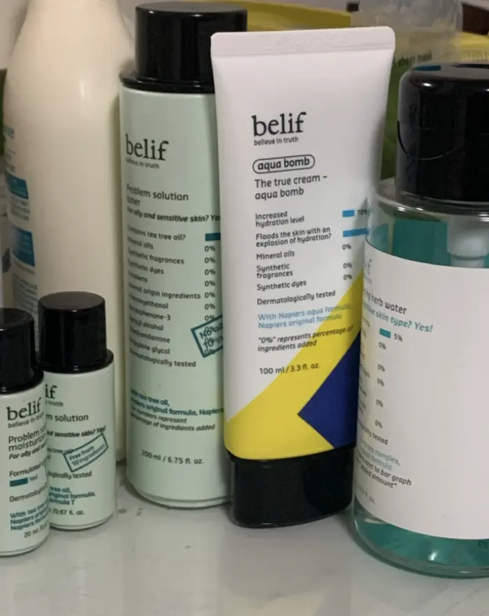 Belif skincare reviews