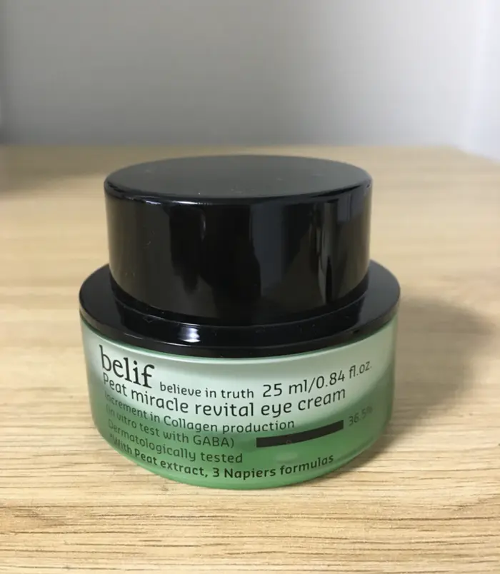 The Belif Peat Miracle Revital Eye Cream