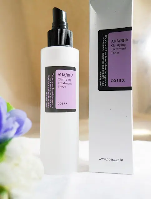 Cosrx AHA/BHA Clarifying Treatment Toner and box