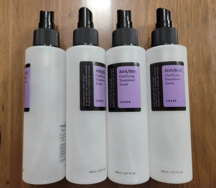 Cosrx AHA/BHA Clarifying Treatment Toner x4