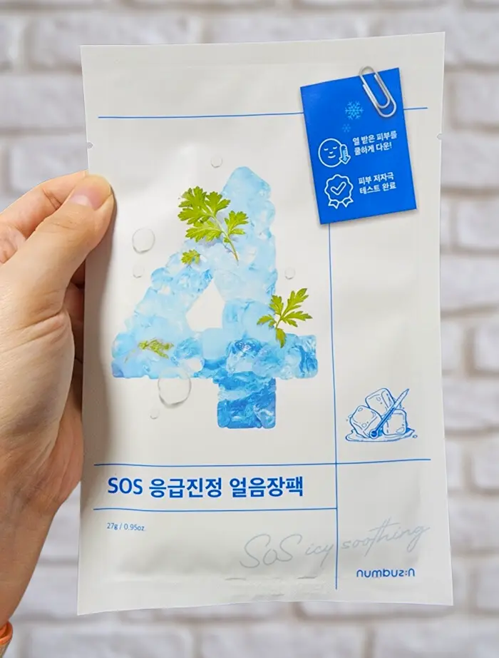 Numbuzin No.4 SOS Icy Soothing Mask Review