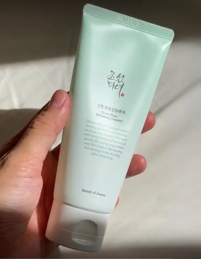 Best Korean Water-Based Cleansers for double cleansing - Beauty of Joseon Green Plum Refreshing Cleanser