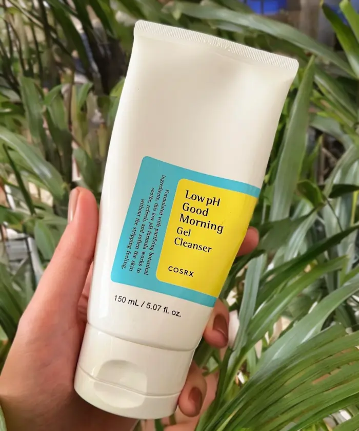 Best Korean Water-Based Cleansers for double cleansing - CosRx Low pH Good Morning Gel Cleanser