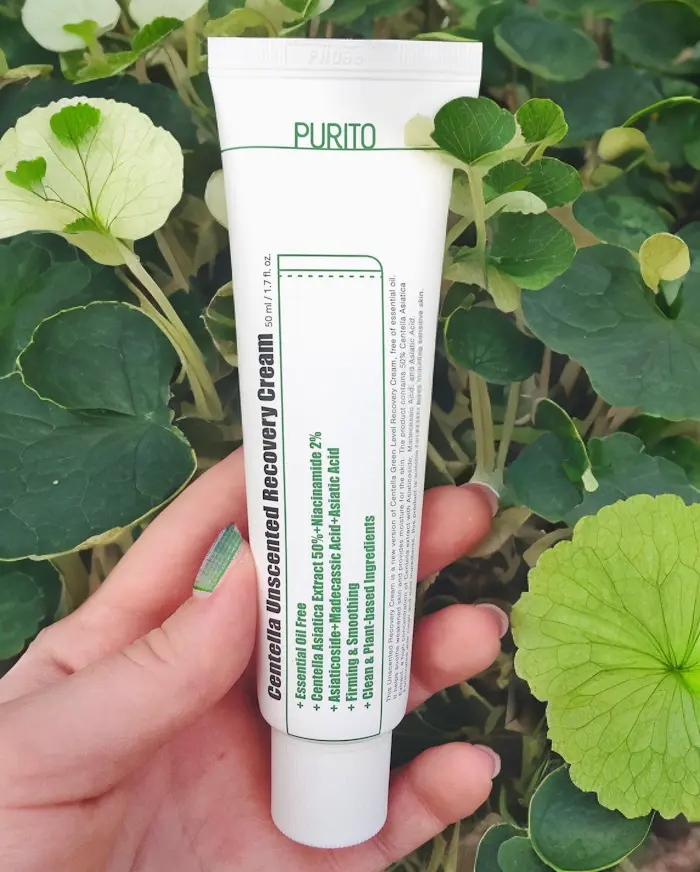 Best Skincare Products with Adenosine - Purito Centella Unscented Recovery Cream2