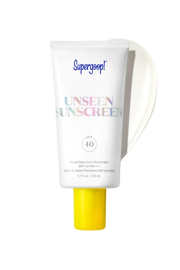 Best Sunscreen to Use with Tretinoin - Supergoop! Unseen Sunscreen SPF 40